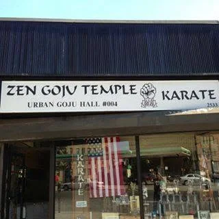 The Zen Goju Temple sign above 2533 65th Street.